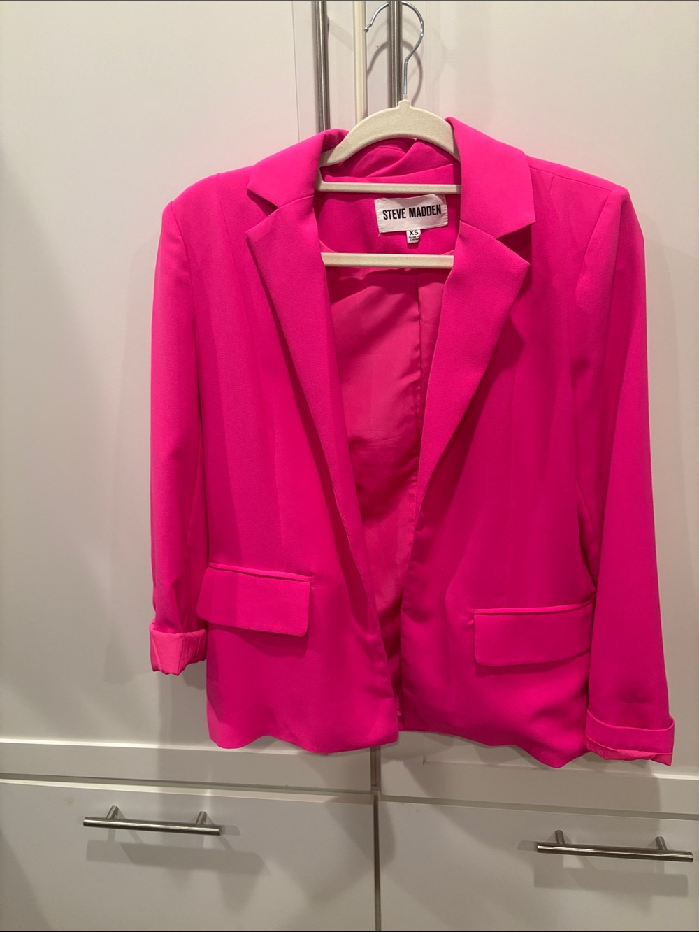 Steve Madden Vibrant Fuchsia Blazer Jacket